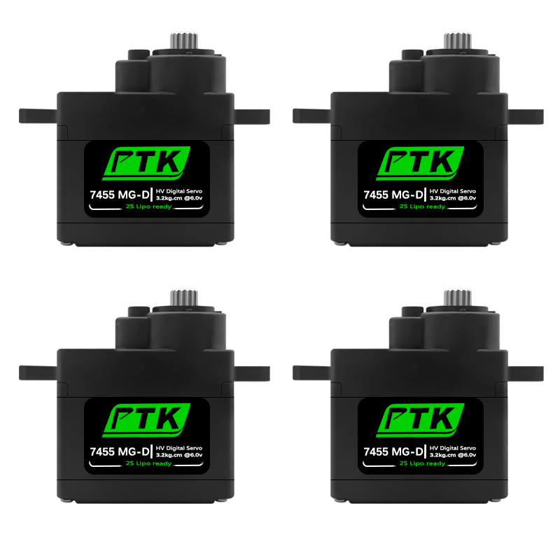 Rc Helicopter Servo - سيرفو PTK 7455MG-D رقمي 12 جرام