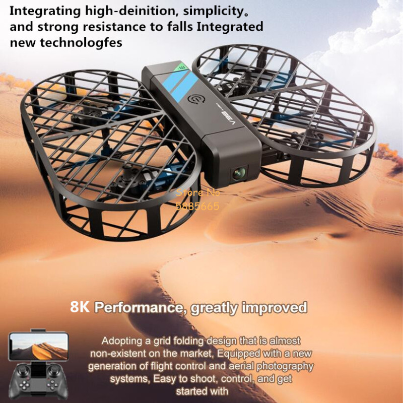 Rc Helicopter Mini - كاميرا 8K عالية الدقة 360 °