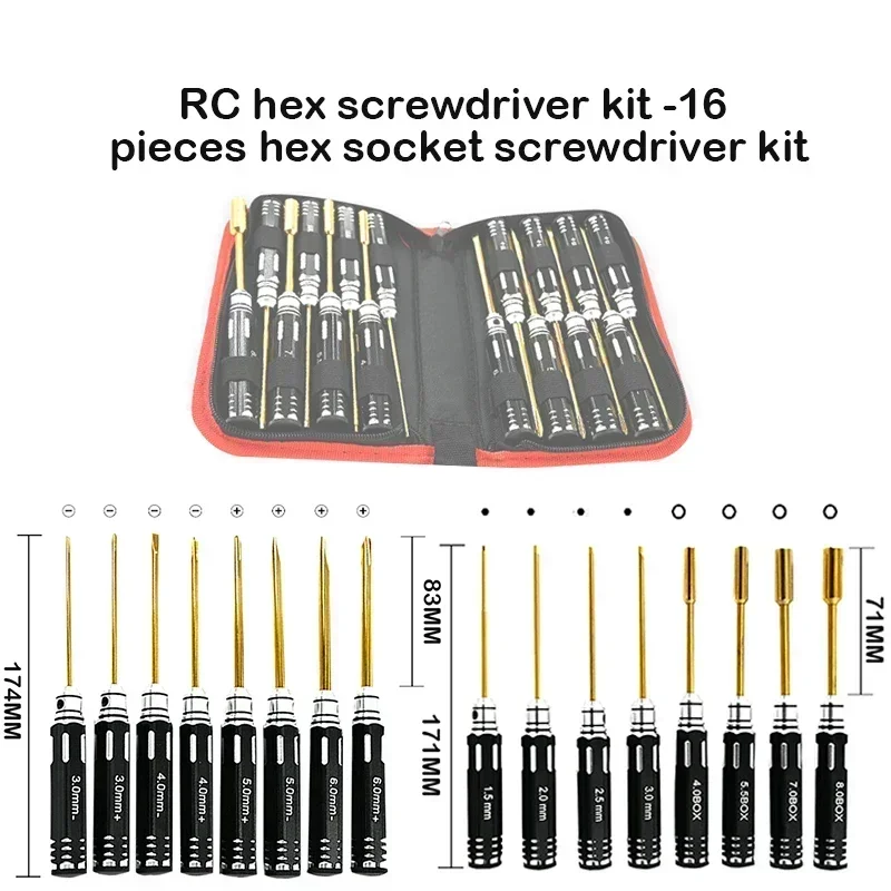 Rc Helicopter Tool Kit - طقم مفكات سداسية للتحكم عن بعد