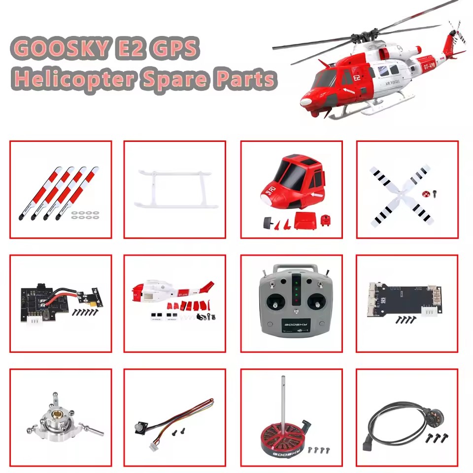 Rc Helicopter Bag - GOOSKY E2 GPS UH-1Y قطع غيار