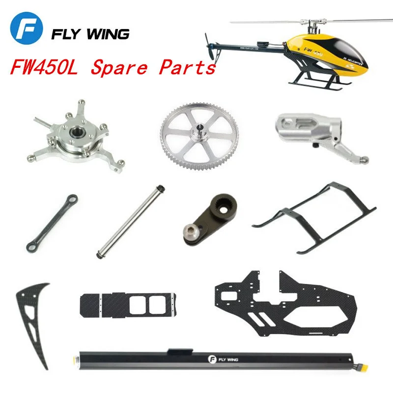 قطع غيار لـ FLY WING FW450L FW - مراجعة Rc Helicopter Coaxial وسعره