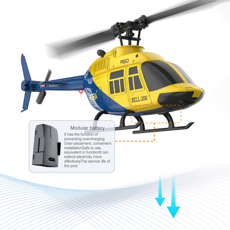 A60 RC هليكوبتر 2.4G 6-Aixs جي - مراجعة Rc Helicopter Gyro وسعره