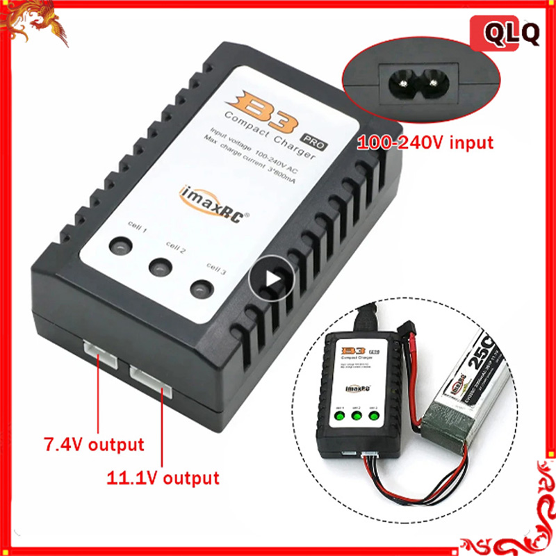 B3 شاحن بطارية متوازن ل B3pro  - مراجعة Rc Helicopter Charger وسعره