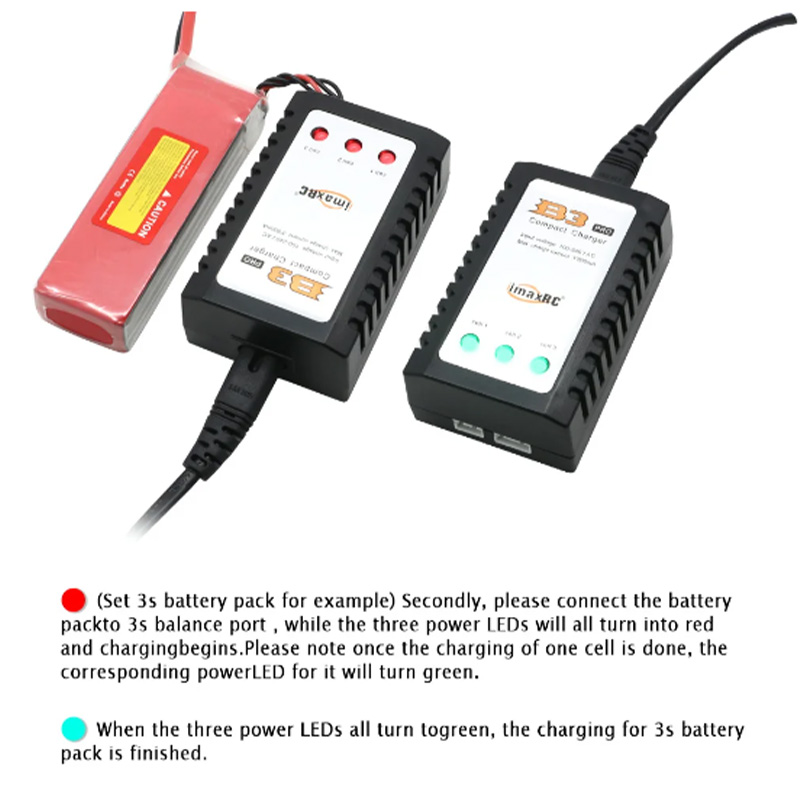 B3 شاحن بطارية متوازن ل B3pro  - مراجعة Rc Helicopter Charger وسعره