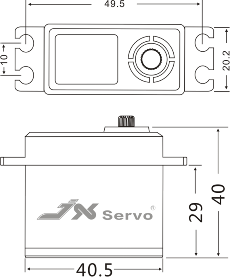 JX سيرفو CLS-6322HV 22 كجم عزم - مراجعة Rc Helicopter Servo وسعره