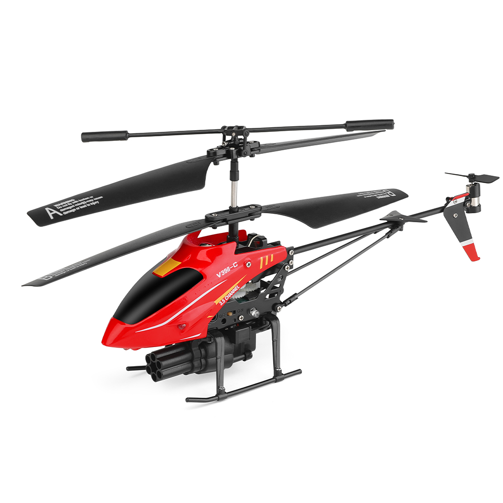 Wltoys RC هليكوبتر V398-C طائر - مراجعة Rc Helicopter Gyro وسعره