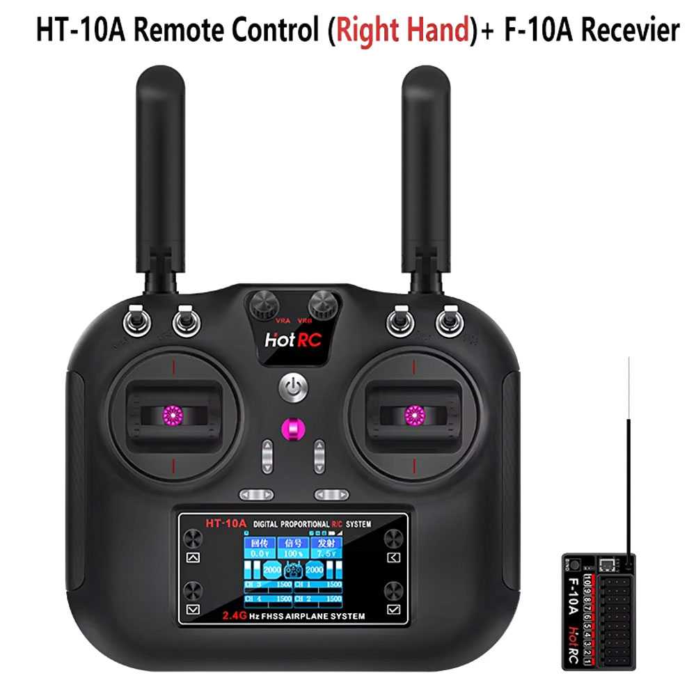 جهاز إرسال Hotrc HT-10A 2.4G 1 - مراجعة Rc Helicopter Battery وسعره
