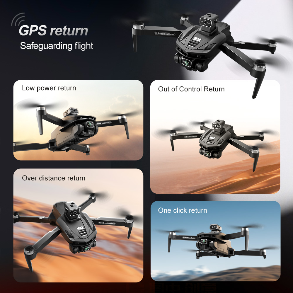 V168 PRO Max GPS Drone 8K Prof - مراجعة Rc Helicopter Case وسعره
