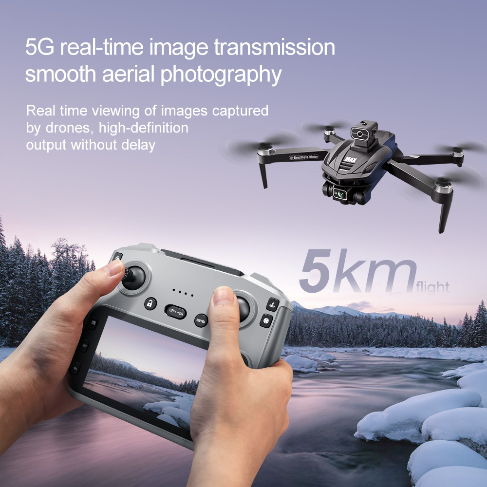 V168 PRO Max GPS Drone 8K Prof - مراجعة Rc Helicopter Case وسعره