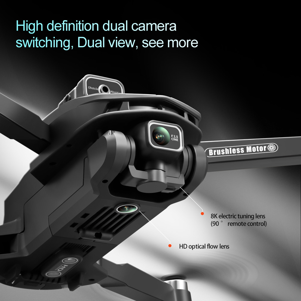 V168 PRO Max GPS Drone 8K Prof - مراجعة Rc Helicopter Case وسعره