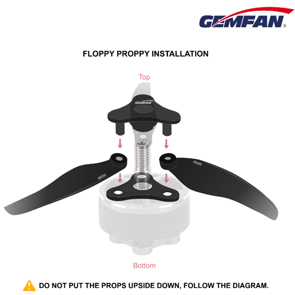 مروحة قابلة للطي 5135 Gemfan F - مراجعة Rc Helicopter Blade وسعره