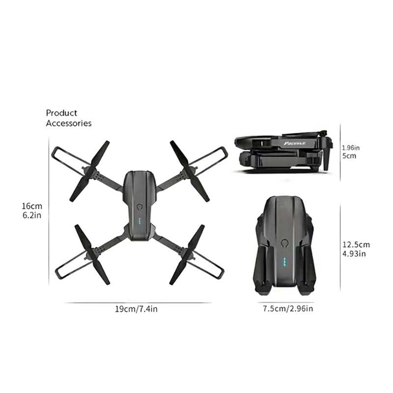 طائرة بدون طيار FACEGLE UAV E9 - مراجعة Rc Helicopter Case وسعره