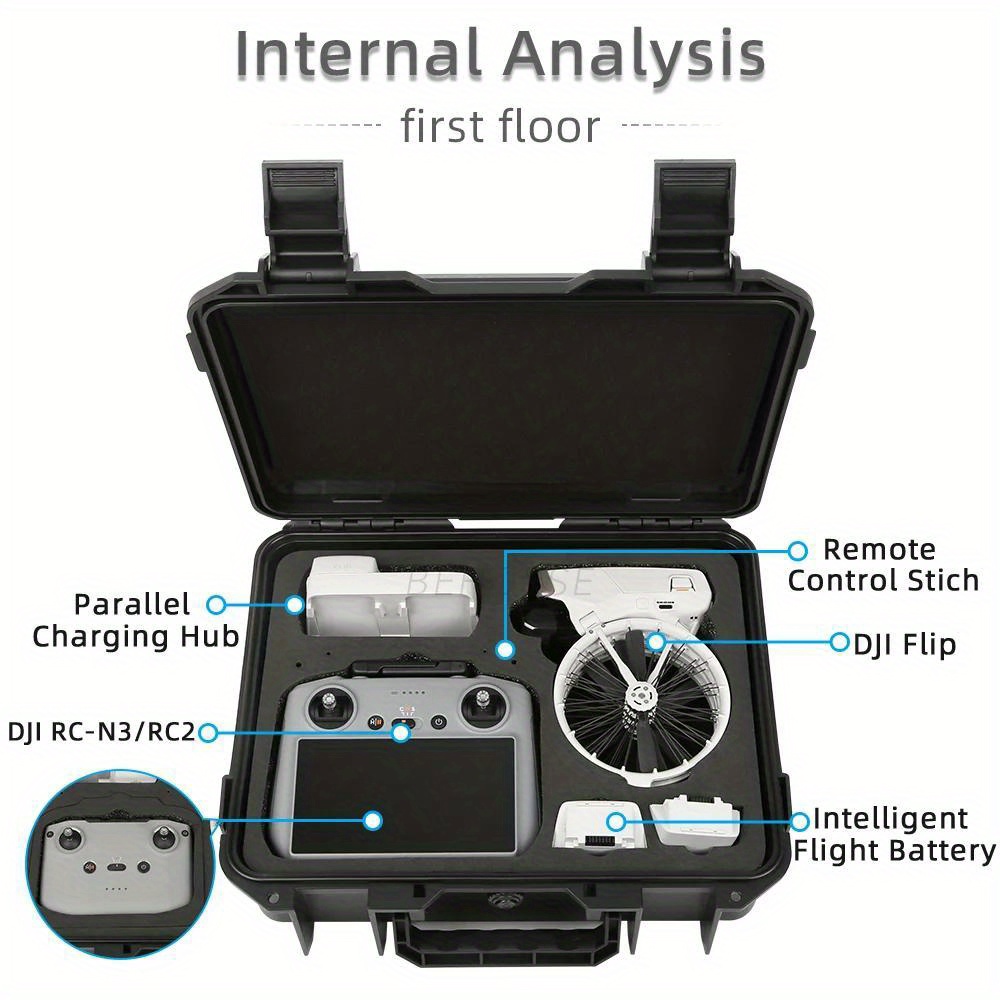 حقيبة تخزين صلبة لـ DJI Flip،  - مراجعة Rc Helicopter Bag وسعره