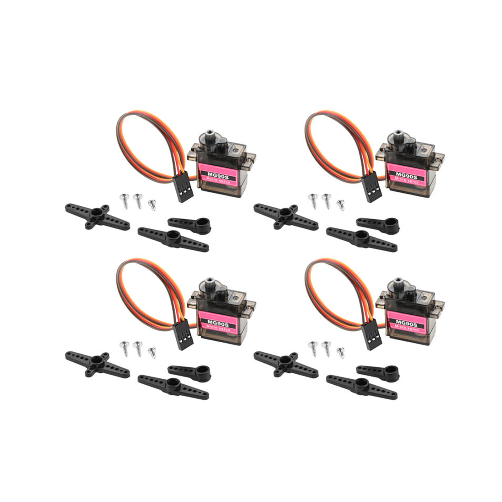 4 قطع محركات سيرفو صغيرة بتروس - مراجعة Rc Helicopter Mini وسعره