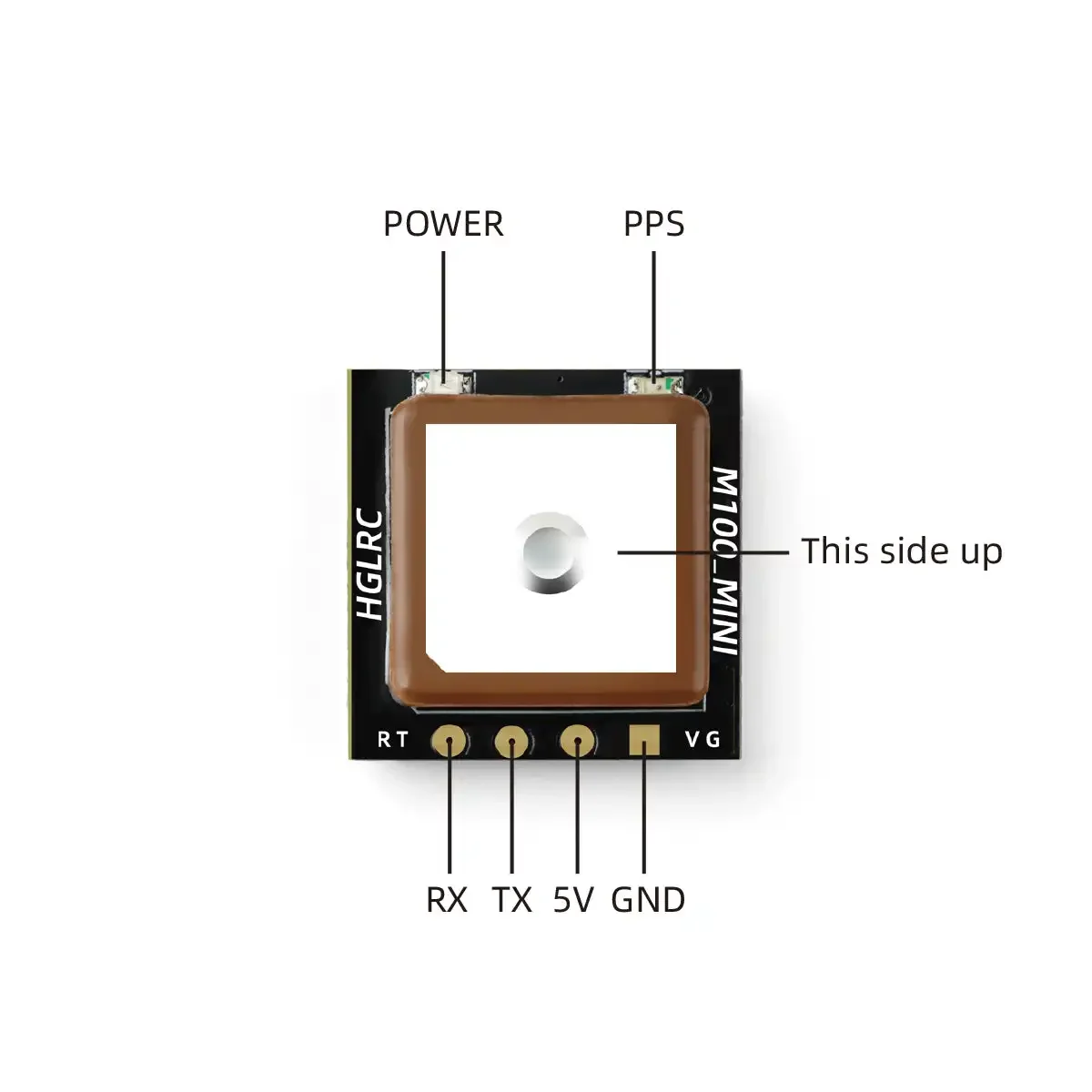وحدة GPS صغيرة HGLRC M100 M10  - مراجعة Rc Helicopter Parts وسعره