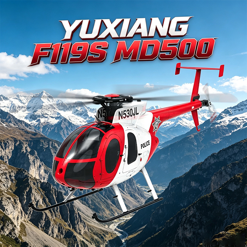 طائرة هليكوبتر YXZNRC F119S بج - مراجعة Rc Helicopter Single Rotor وسعره