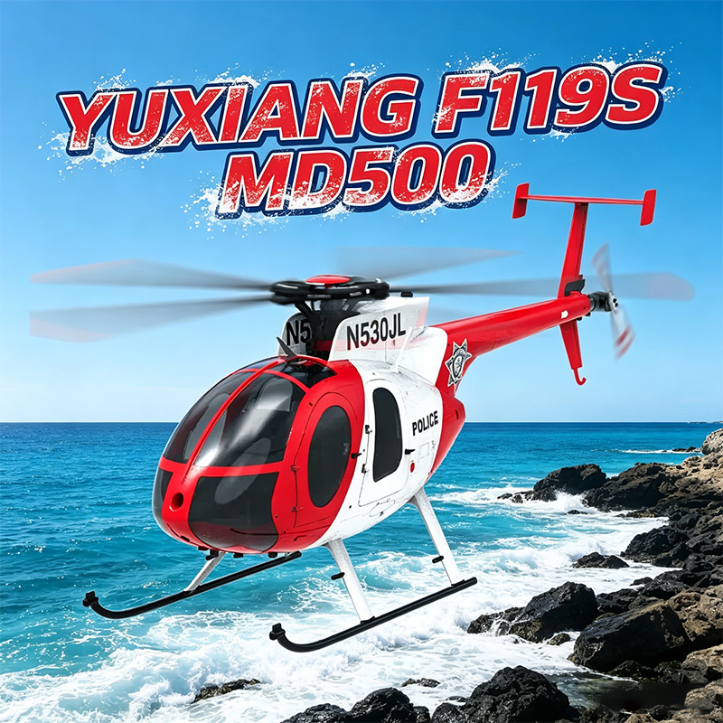 طائرة هليكوبتر YXZNRC F119S بج - مراجعة Rc Helicopter Single Rotor وسعره