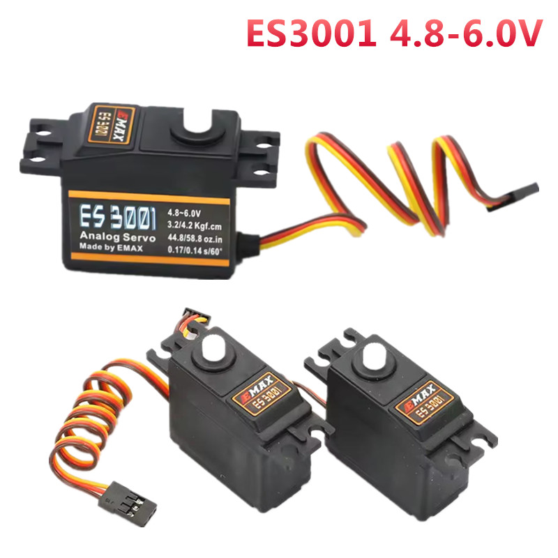 1/4 قطع EMAX ES3001 4.8-6.0V 3 - مراجعة Rc Helicopter Servo وسعره