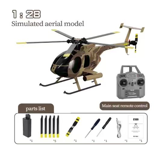 طائرة هليكوبتر C189 MD500 RC ب - مراجعة Rc Helicopter Nitro وسعره